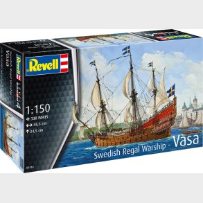 Revell - Vasa Swedish Regal Warship - 1:150 - Level 4 - 05414