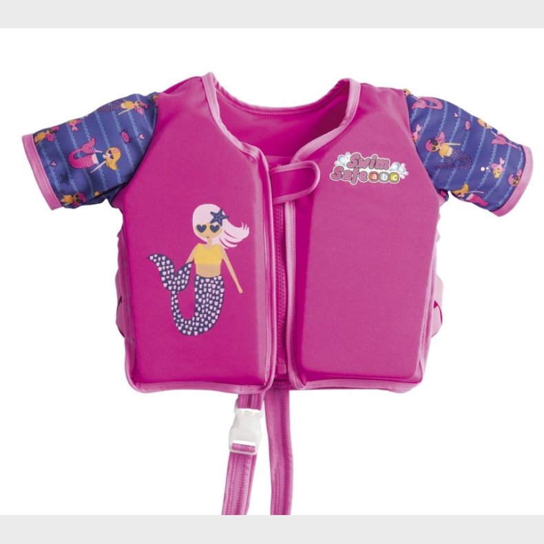 Swim Safe Svmme Trningsvest UPF 50+ m/rmer, Skum 3-6 r, HAVFRUE