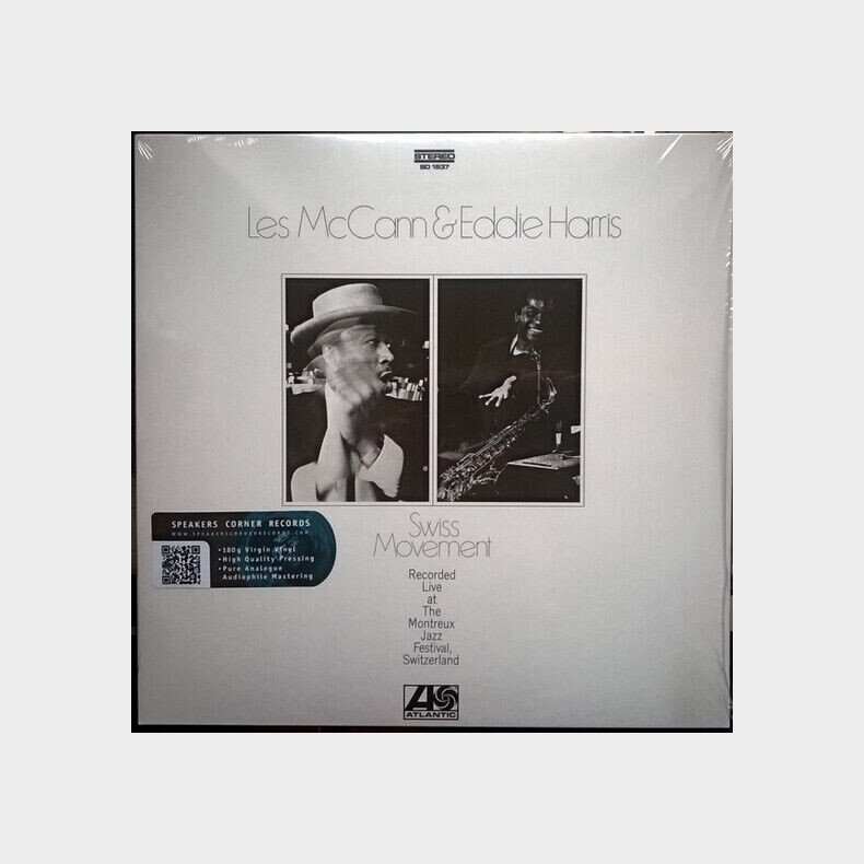 Les Mccann - Swiss Movement  - Vinyl Lp