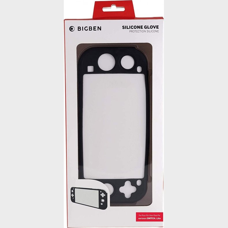 Nintendo Switch Lite Skin - Bigben - Silikone - Sort