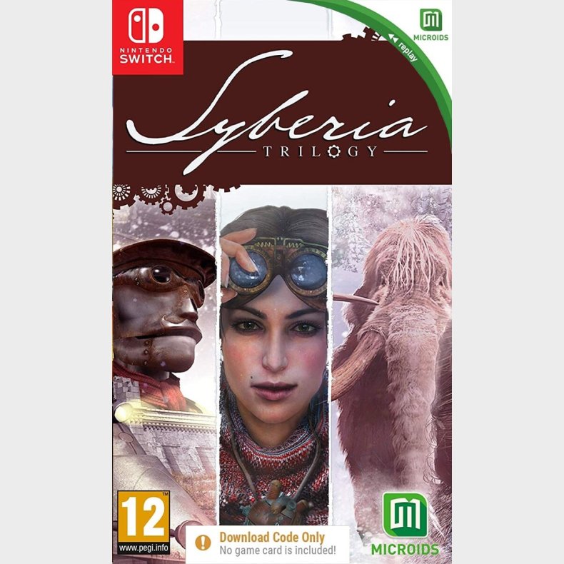 Syberia Trilogy - Kode I Boks  - Nintendo Switch