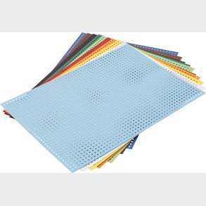 Sykarton - Str. 17,5x24,5 Cm - Assorterede Farver - 10 Ark