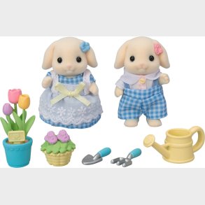 Sylvanian Families - Flora Kanin Bror Og S�ster - Haves�t - 5736