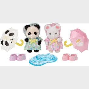 Sylvanian Families - B�rnehave Venner - Regnvejrsdag Duo - 5748