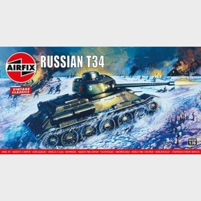 Airfix - Russian T34 Tank Bygges�t - 1:76 - A01316v