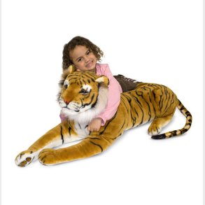 Melissa & Doug | Tjdyr i plys - Tiger