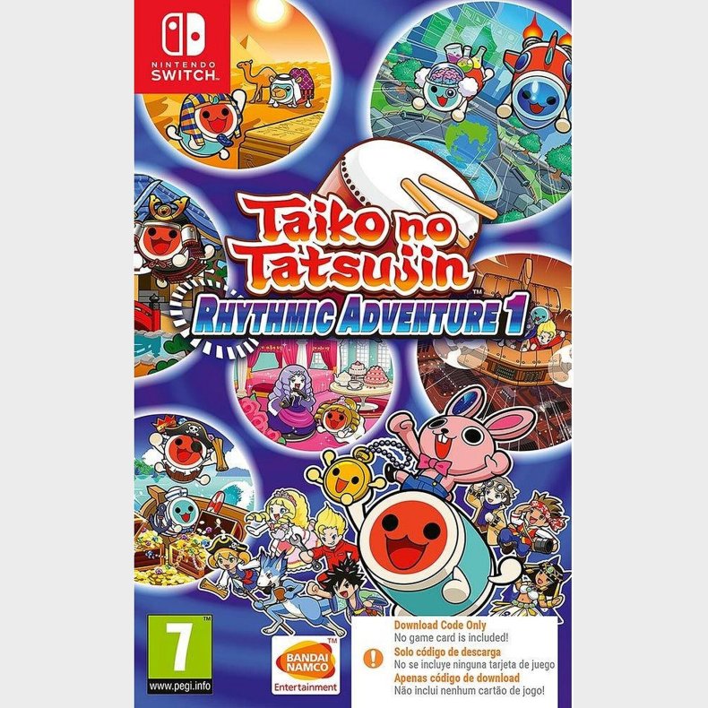 Taiko No Tatsujin - Rhythmic Adventure 1 - Kode I Boks  - Nintendo Switch