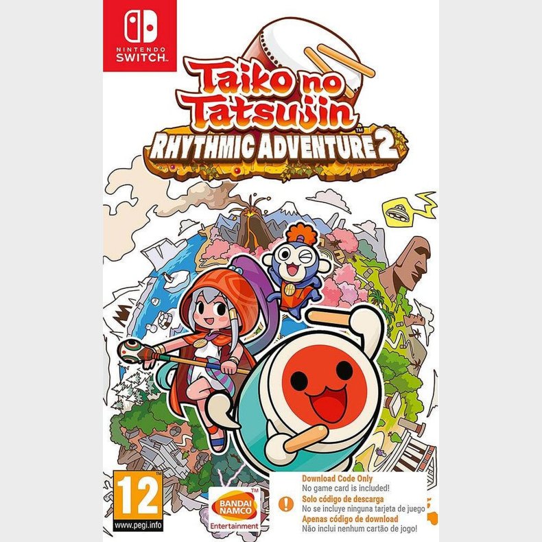 Taiko No Tatsujin - Rhythmic Adventure 2 - Kode I Boks  - Nintendo Switch