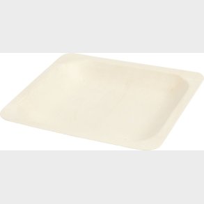 Tallerken - H 2 Cm - Str. 14x14 Cm - 12 Stk.