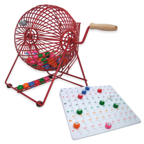 Roylco | Tallotteri med tromle, inkl. 90 kugler