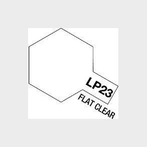 Tamiya - Lacquer Paint - Lp-23 Flat Clear - 82123