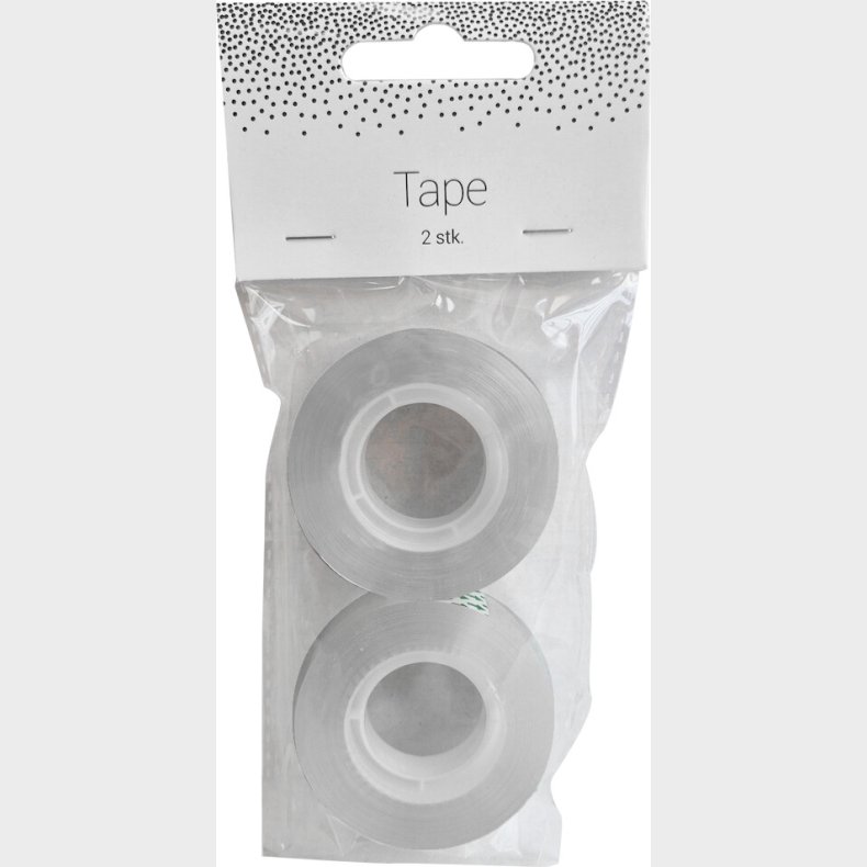 Tape - Klar Tape 18 Mm X 33 M - 2 Ruller - Scanseason