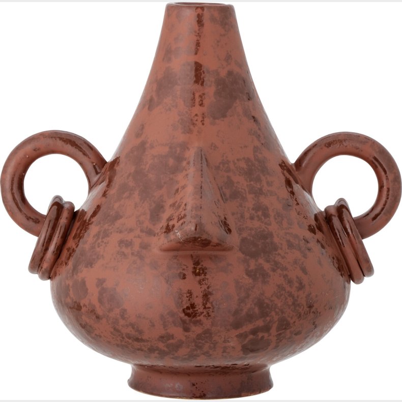 Bloomingville - Tarun Deko Vase - Brun - Stentj - H 35,5 Cm