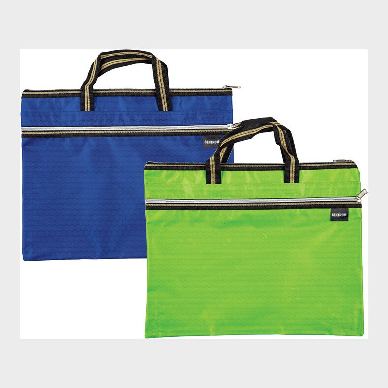 Taske - Mappe Med Hndtag 37 X 29,5 Cm - Assorterede - Centrum