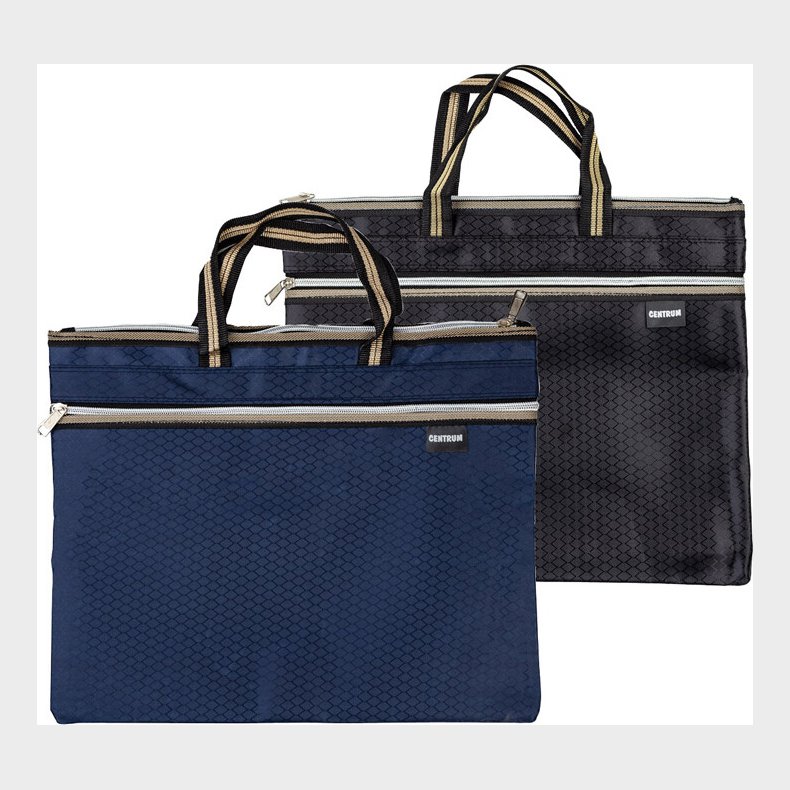 Taske - Mappe Med Hndtag 37 X 29,5 Cm - Assorterede - Centrum