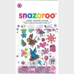 Tatoveringer Til B�rn - For�r - Snazaroo - 20 Stk - Assorteret