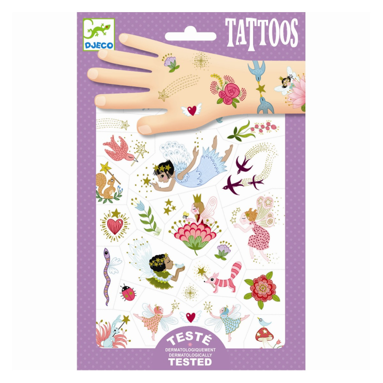 Djeco | Tatoveringer, Metallic - Feer