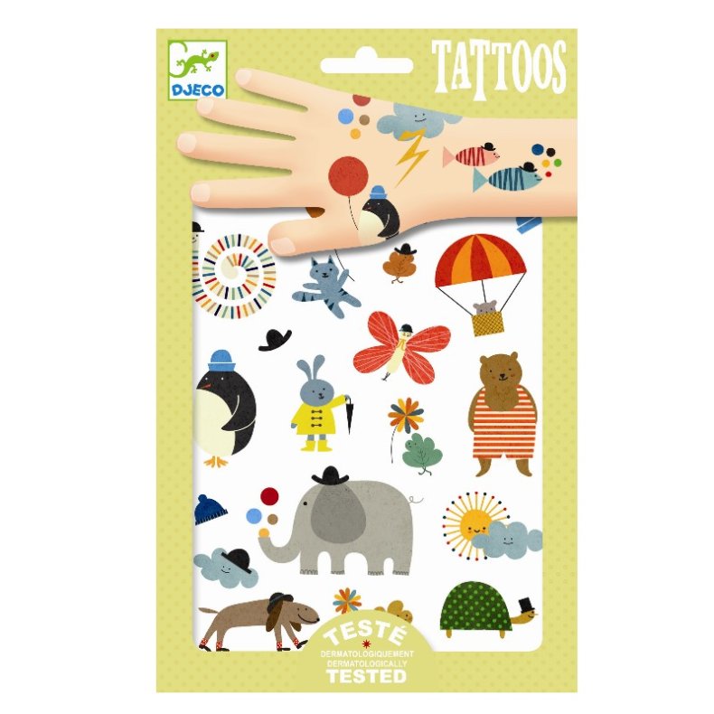 Djeco | Tatoveringer - Sm venner