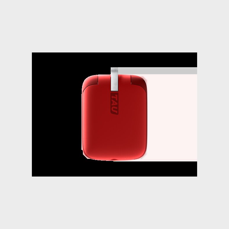 Tau - Powerbank - Usb-c, Lightning + Microusb - R�d - 1400 Mah