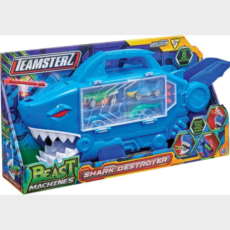 Teamsterz Beast Machines Shark Destroyer With 4 Pieces