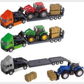 Teamsterz Country Life Die-cast Tractor Transporter 1 Stk - Assorteret