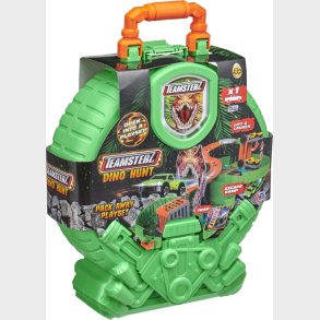 Teamsterz Dino Hunt Packaway Wheel Playset With 1 Car