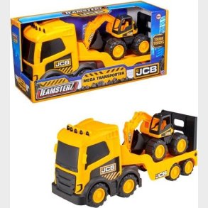 Teamsterz Jcb Tough Trucks Mega Transporter With 7 Inch Excavator