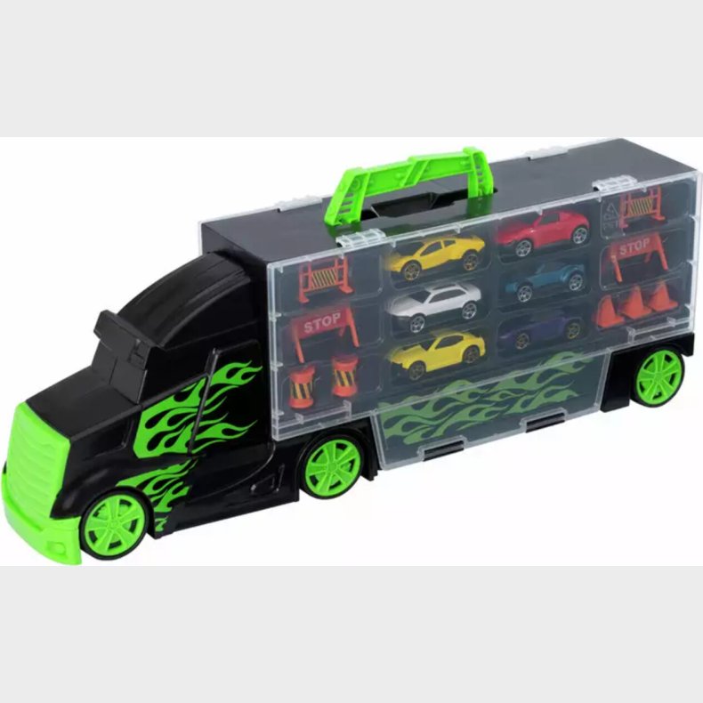 Teamsterz Metro City Medium Auto Transporter With 6 Cars