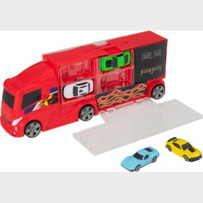 Teamsterz Metro City Truck Carry Case With 4 Cars