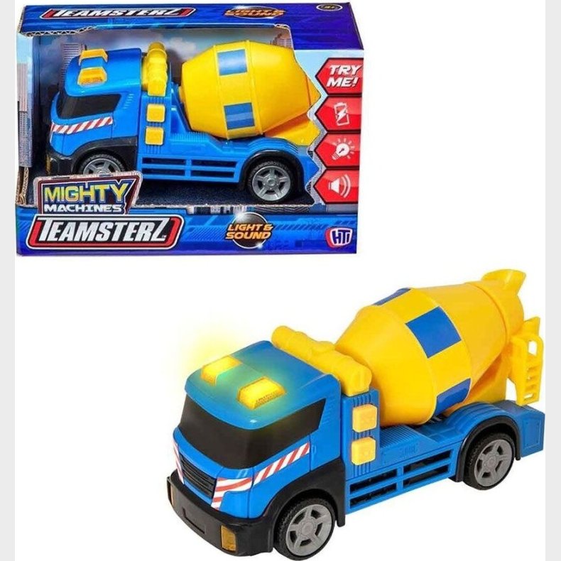 Teamsterz Mighty Machines Small Light And Sound Cement Mixer