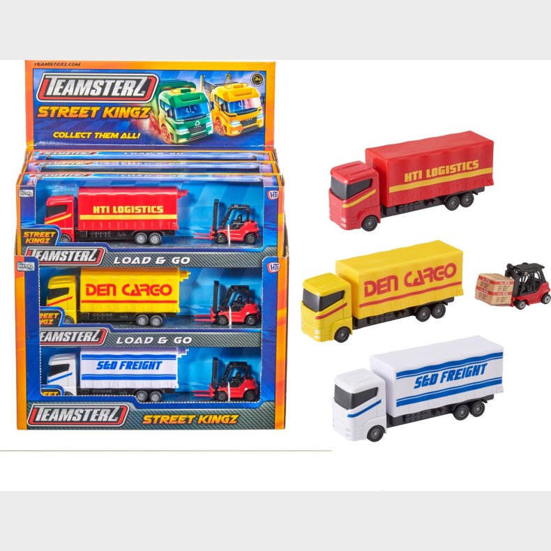 Teamsterz Street Kingz Die-cast Load And Go Cdu9 3-asst