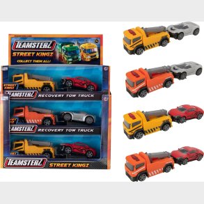 Teamsterz Street Kingz Die-cast Recovery Tow Truck Cdu9 2-asst