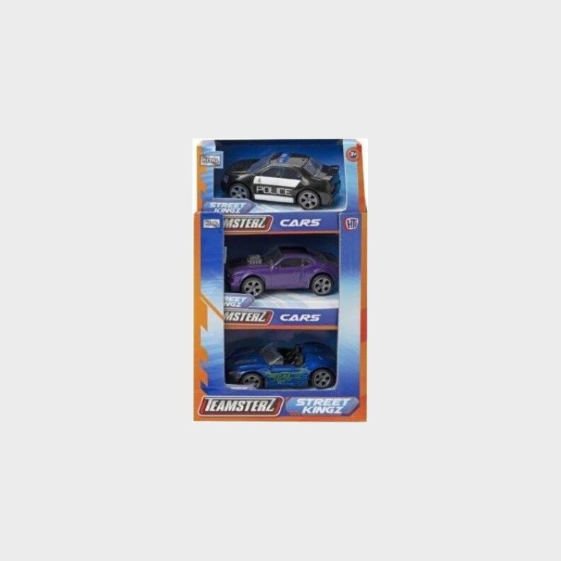 Teamsterz Street Kingz Die-cast Single In Cdu12 12-asst