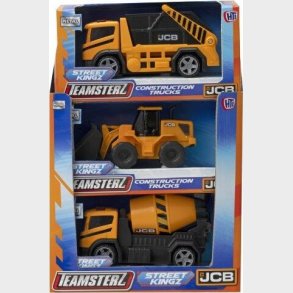 Teamsterz Street Kingz Jcb Construction Trucks Single Cdu12 4-asst