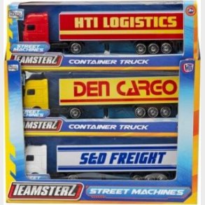 Teamsterz Street Machines Die-cast Container Truck Cdu12 3-asst