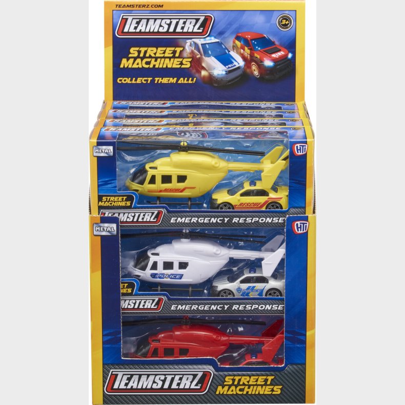 Teamsterz Street Machines Die-cast Emergency Response Cdu12 3-asst