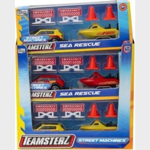 Teamsterz Street Machines Die-cast Sea Rescue Cdu12 2-asst