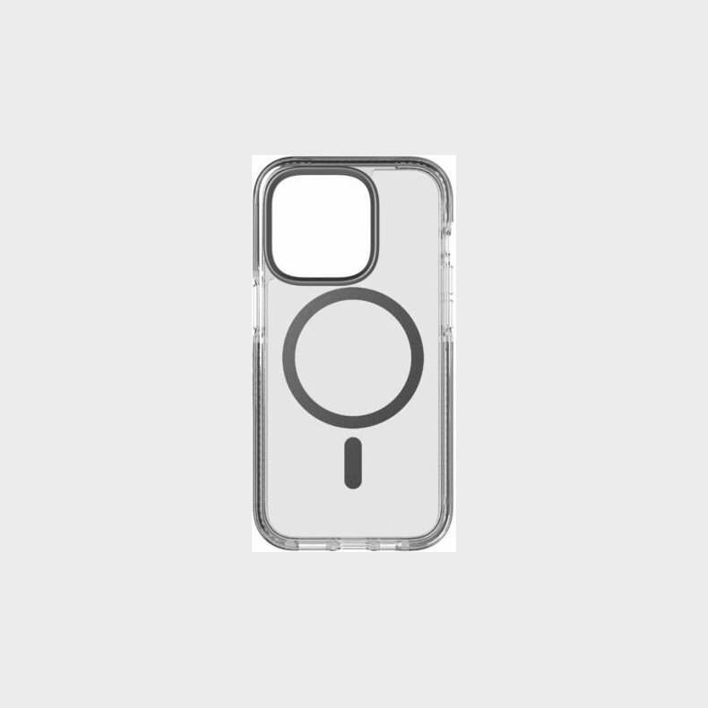 Tech21 - Cover - Iphone 14 Pro - Magsafe - Evo Crystal - Gennemsigtig Graphite