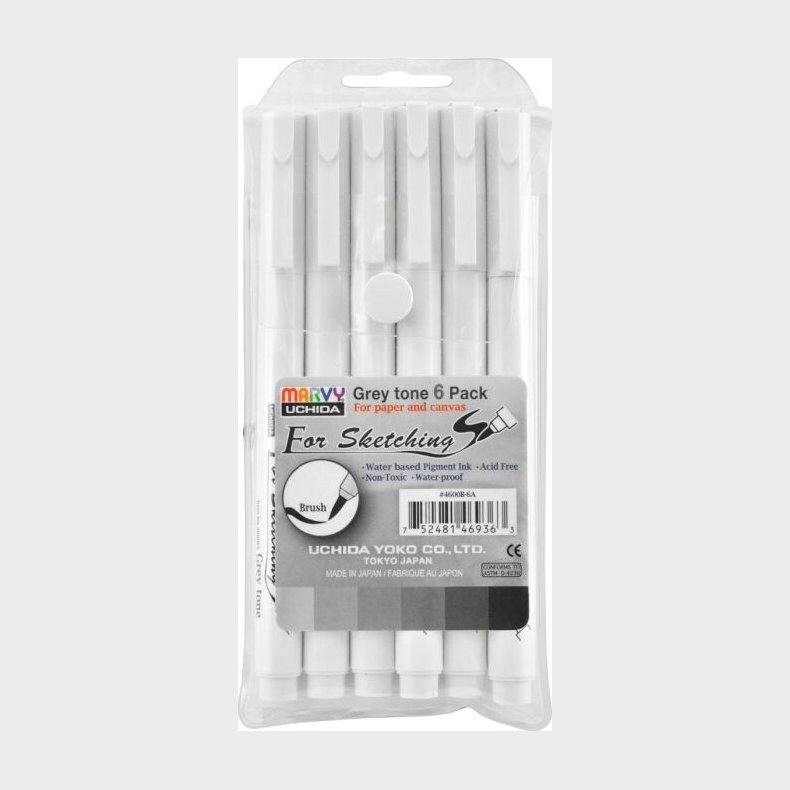 Technical Pen For Drawing Grey Tone Set - Spree