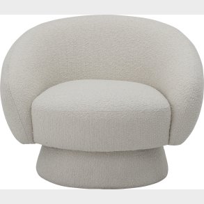 Bloomingville - Ted Loungestol - Hvid - Polyester Stof