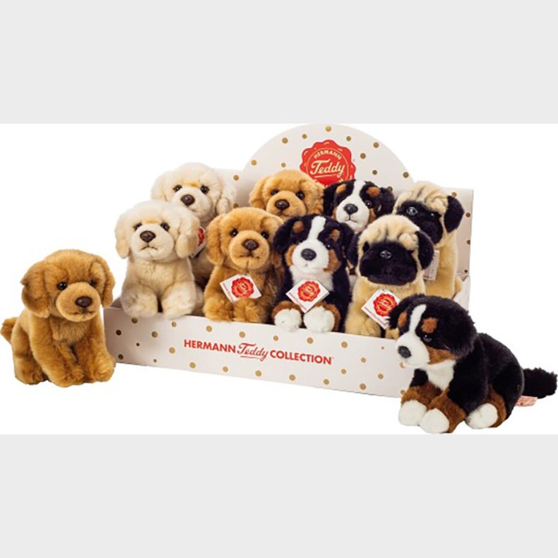 Teddy Hermann - Hund Assorterede Farver 15 Cm