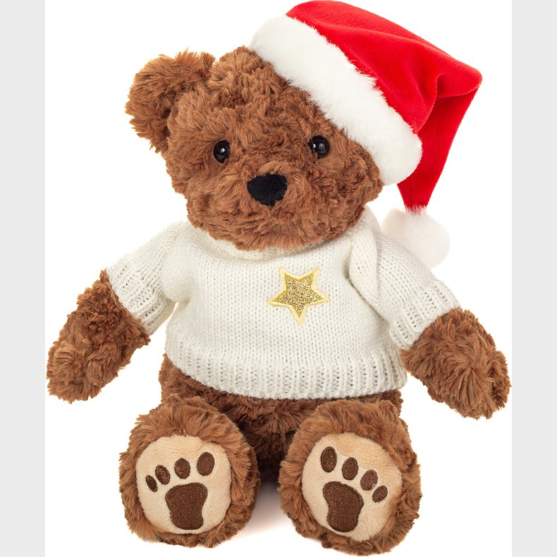 Teddy Hermann - Julebamse Med Sweater 30 Cm