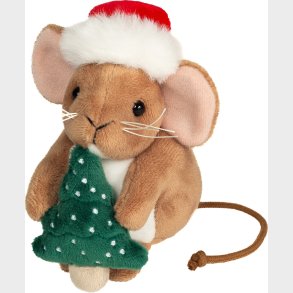 Teddy Hermann - Julemus Med Juletr 11 Cm