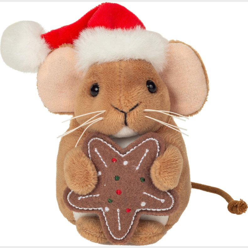 Teddy Hermann - Julemus Med Smkage 11 Cm