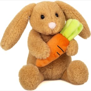 Teddy Hermann - Kaninen Lilly Med Gulerod 23 Cm