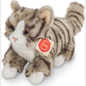 Teddy Hermann - Kat Gr- Eller Rdstribet 18 Cm