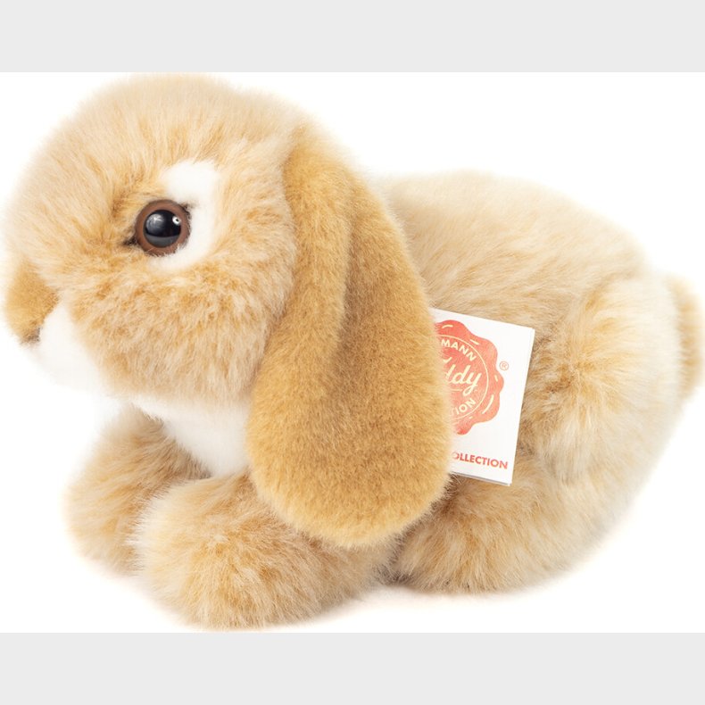 Teddy Hermann - Liggende Kanin Beige 18 Cm