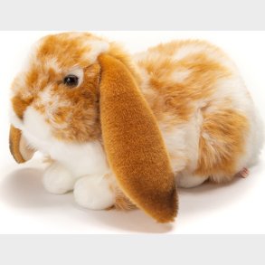 Teddy Hermann - Liggende Kanin Brun-hvid 30 Cm