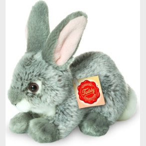 Teddy Hermann - Kanin Bamse - Gr� - Siddende - 18 Cm