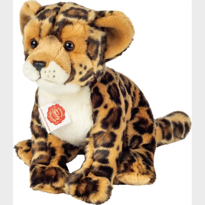 Teddy Hermann - Siddende Leopard 27 Cm